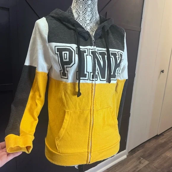 Jacket Victoria Secret Yellow Hoodie PINK Victoria's Secret